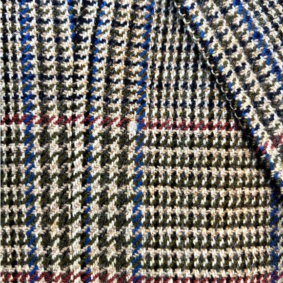 VTG SMITH'S BERMUDA Alexanders of Scotland 100% Lambswool Tweed Plaid Blazer - Picture 13 of 16